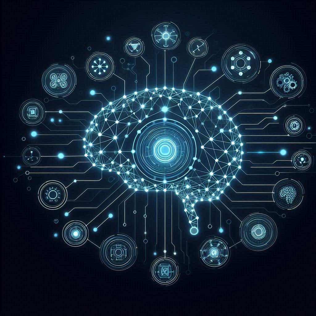 Illustrazione intelligenza artificiale